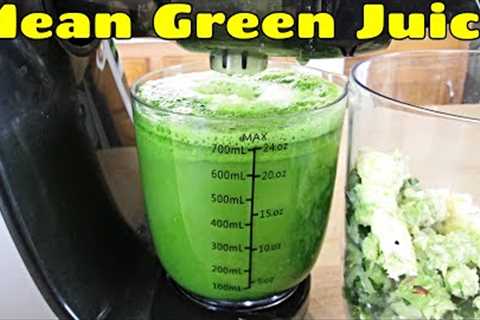 Mean Green Juice Recipe - Detox and Weight Loss - PoorMansGourmet