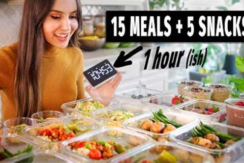 Healthy Weight Loss Meal Prep - Done in 1 Hour