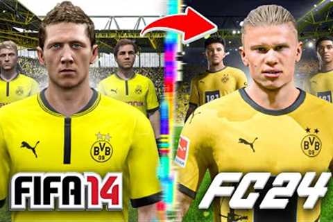 I Rebuild Dortmund From FIFA 14 to FC 24!