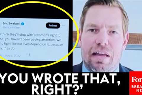 Trump''s Lawyer Confronts Eric Swalwell With His Own Tweets Calling To ''Fight'' During Landmark..