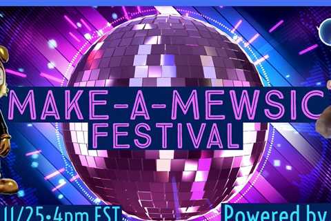 Starting in 30 live from @decentraland THE MAKE-A-MEWSIC FESTIVAL -88 I will be…