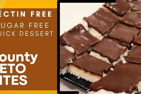 Keto Bites Bounty Dessert Chocolate With Coconut (Lectin Free Dessert Recipe) Sugar Free Gluten Free