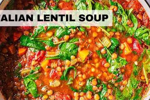 Italian Lentil Soup Recipe | Healthy Lentil Soup!