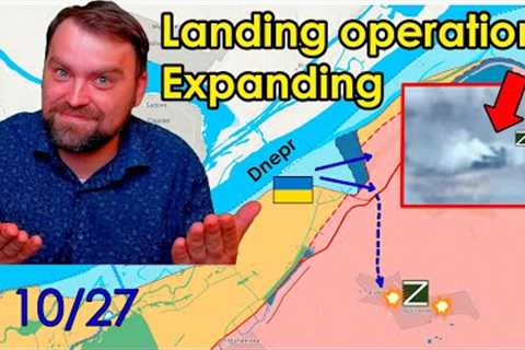 Update from Ukraine | The Ukrainian Landing Operation Expands | Ruzzia Losses it