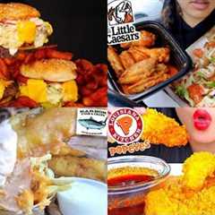 ASMR Fast Food Mukbang compilation 21 | Fast Food Asmr | Satisfying eating sounds