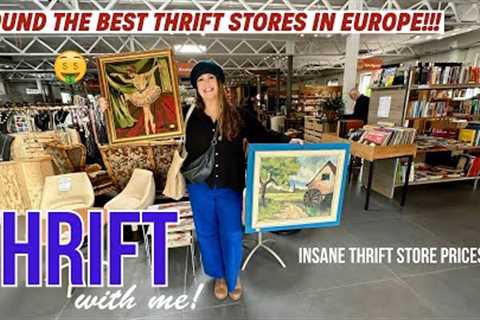 I FOUND THE BEST THRIFT STORES IN EUROPE!!! Thrift With Me! You Will LOVE Bruges, Belgium!