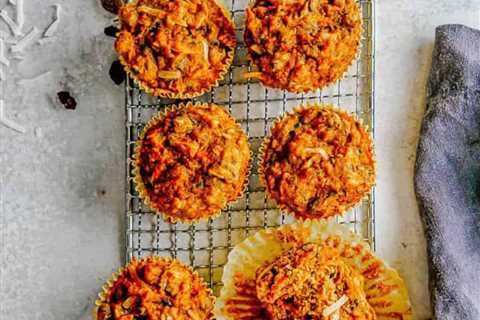 Healthy Apple Carrot Muffins