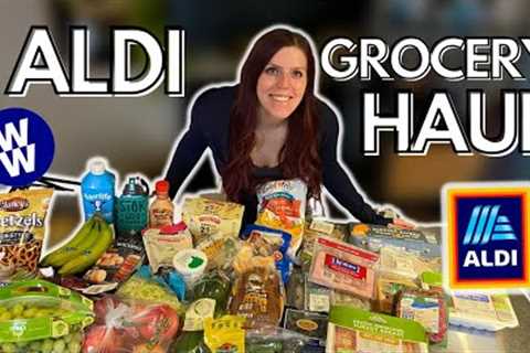 HEALTHY ALDI GROCERY HAUL | My Weight Loss Journey | WW (WeightWatchers) points, calories &..