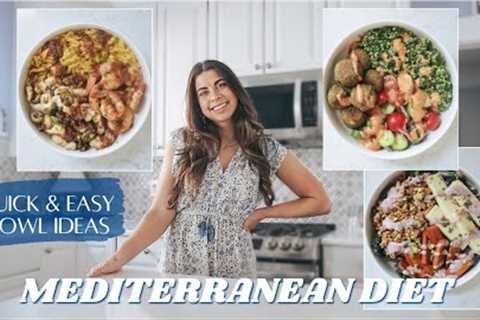 Mediterranean Diet Balanced Bowl Ideas - Healthy Meal Prep Recipes | GF, DF & V Options