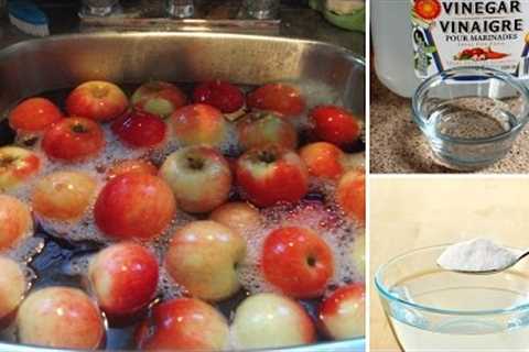 How to Clean and Remove Pesticides From Your Fruits and Vegetables