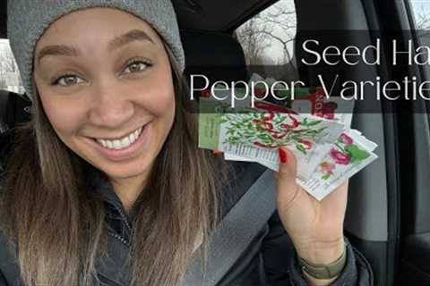 Seed Haul | Pepper Varieties for 2024 Garden