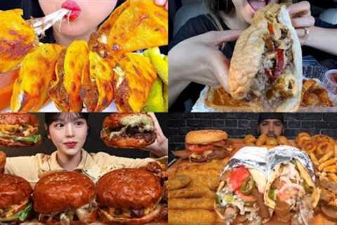 ASMR Fast Food Mukbang compilation 23 | Fast Food Asmr | Satisfying eating sounds