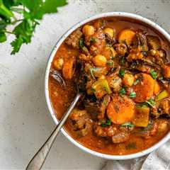 Eggplant Stew [With Tomatoes + Chickpeas]