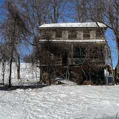 Sad Forgotten Farm House Full of Stuff Up North in New York Built in 1860