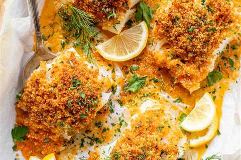 Panko Crusted Cod Fish