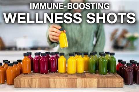 6 ANTI-INFLAMMATORY IMMUNE-BOOSTING WELLNESS SHOTS | prep weeks in advance! (no juicer needed)