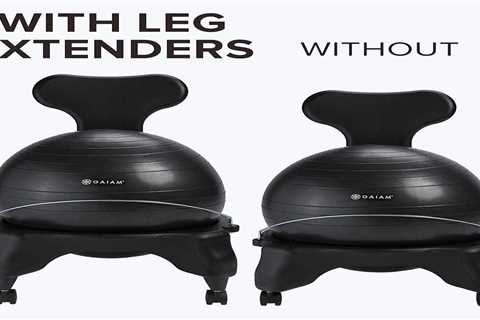 Gaiam Classic Balance Ball Chair Leg Extenders Review