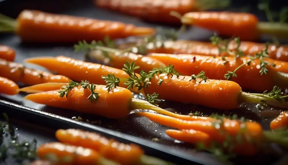 Low Carb Honey Roasted Baby Carrots Recipe