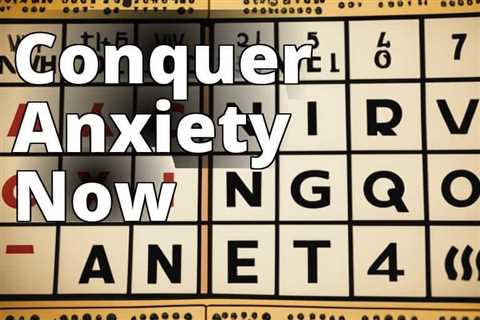 Conquer Anxiety with Bingo: Engaging Coping Methods Unveiled