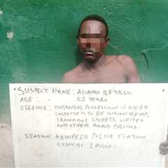 A physically challenged man has been nabbed  by officers from Akinpelu…