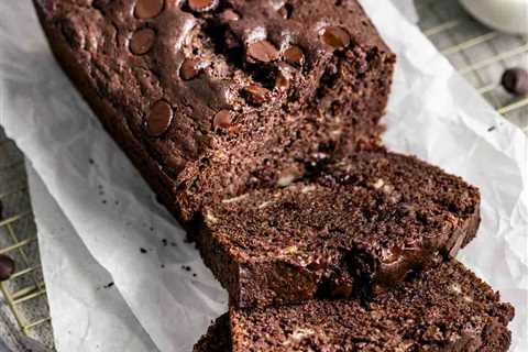 Healthy Chocolate Banana Bread {Whole-Wheat}