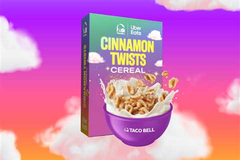 Taco Bell Launches New Cinnamon Twists Cereal in Partnership with Uber Eats