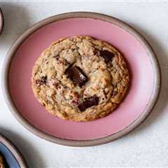 Raspberry Chocolate Oatmeal Cookies