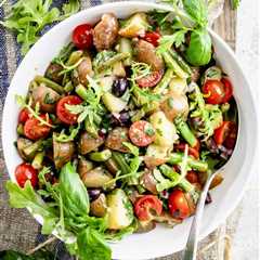 Italian Potato Salad with Green Beans