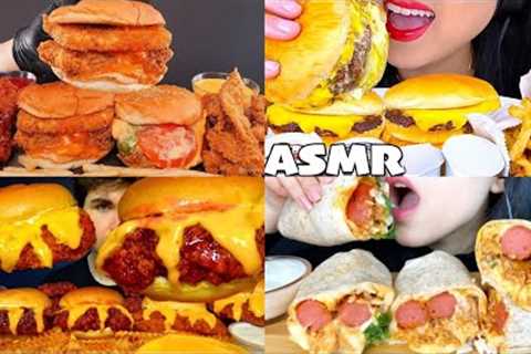 ASMR Fast Food Mukbang Compilation 40 | Fast Food Asmr | Satisfying eating sounds