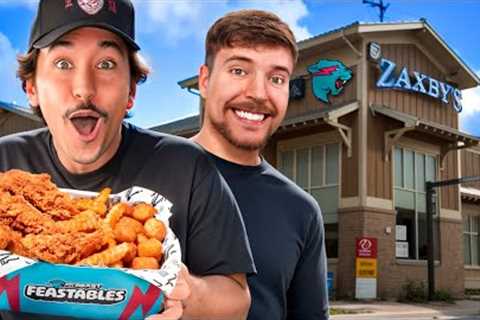 Eating NEW Fast Food Menu Items (MrBeast Box)