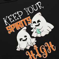 Keep Your Spirits High Ghost Weed Smoking Halloween Shirt Please visit our…