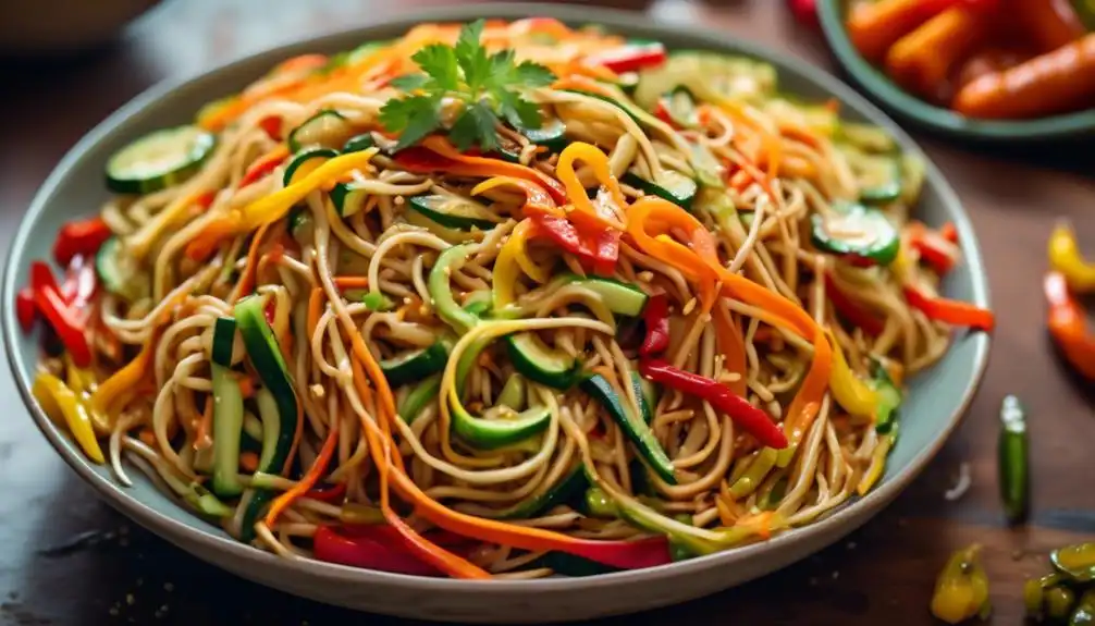 Low Carb Authentic Vegetable Lo Mein Recipe