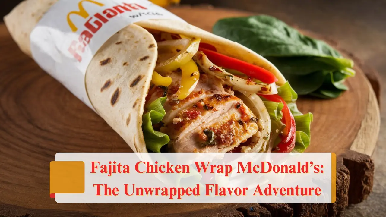 Fajita Chicken Wrap McDonald’s: Bold Flavors - Daily Dose of Wraps