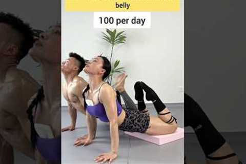 one action to lose belly fat, lose weight, 100 per day #fitness #workout