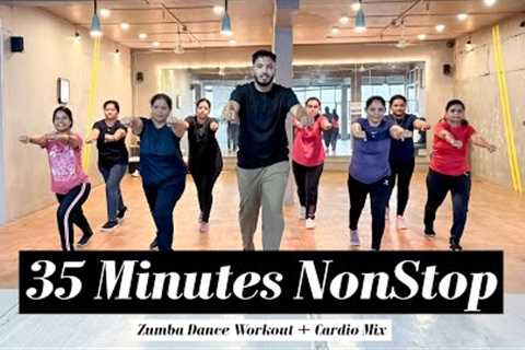 35 Minutes NonStop Zumba Dance Workout | Cardio Mix | Fast Weight Loss | Step-N-Rise