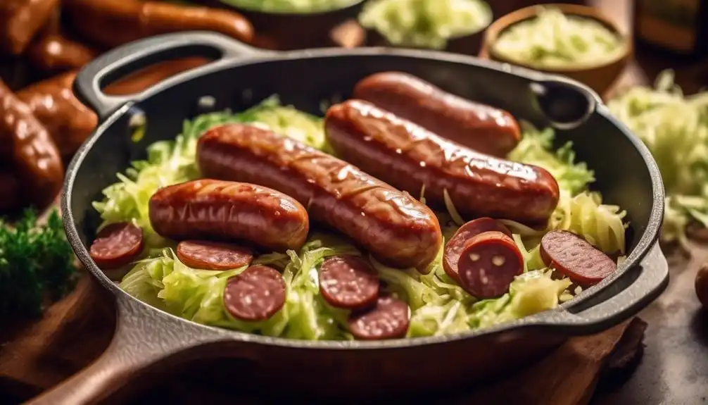 Low Carb Kielbasa and Cabbage Recipe Brown Sugar