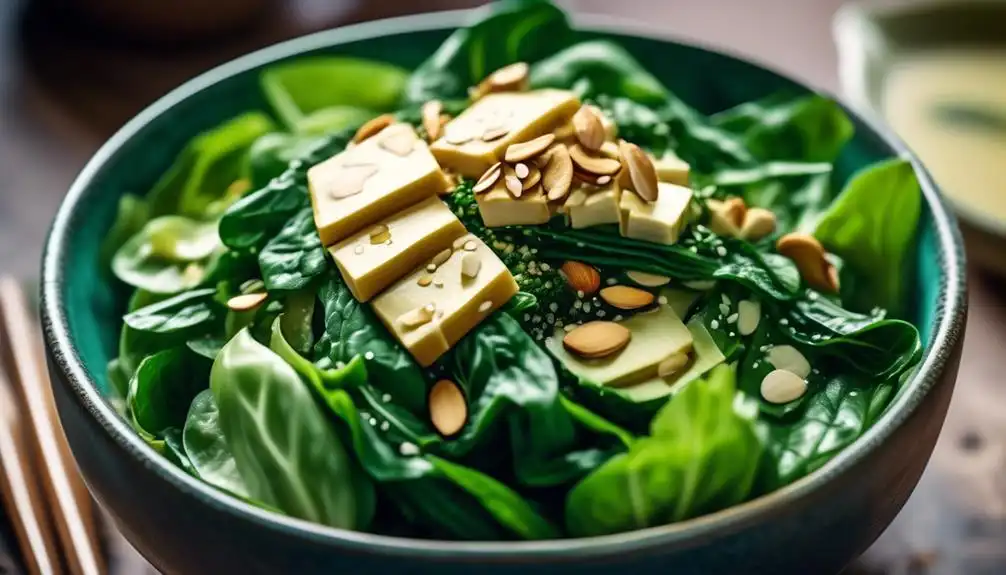 Low Carb Asian Greens Salad Recipe