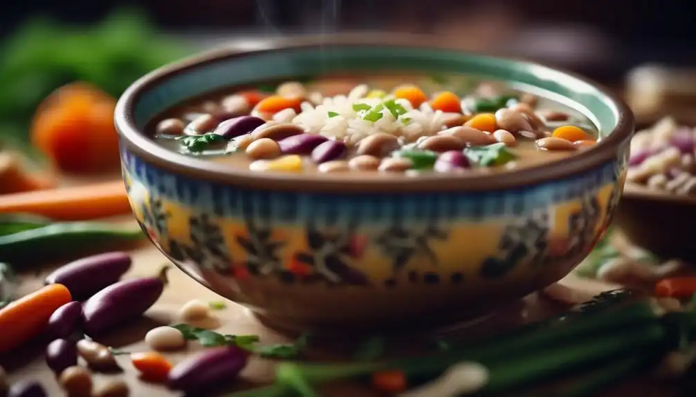 Low Carb Bean and Rice Soup Recipe