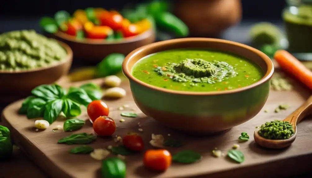 Low Carb Panera Vegetable Pesto Soup Recipe