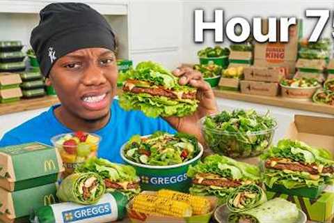 I ONLY Ate Healthy Fast Food for 100 Hours