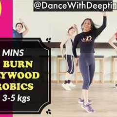 DWD120 - BURN BELLY fat + Leg + Arm Fat - 30mins Aerobics Workout #dancewithdeepti