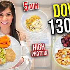 I Lost 130 LBS Eating These LAZY 5-Minute High Protein Meals